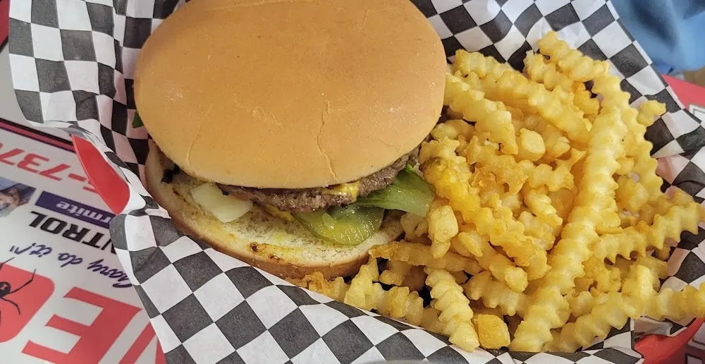 Cheeseburger and Fries
