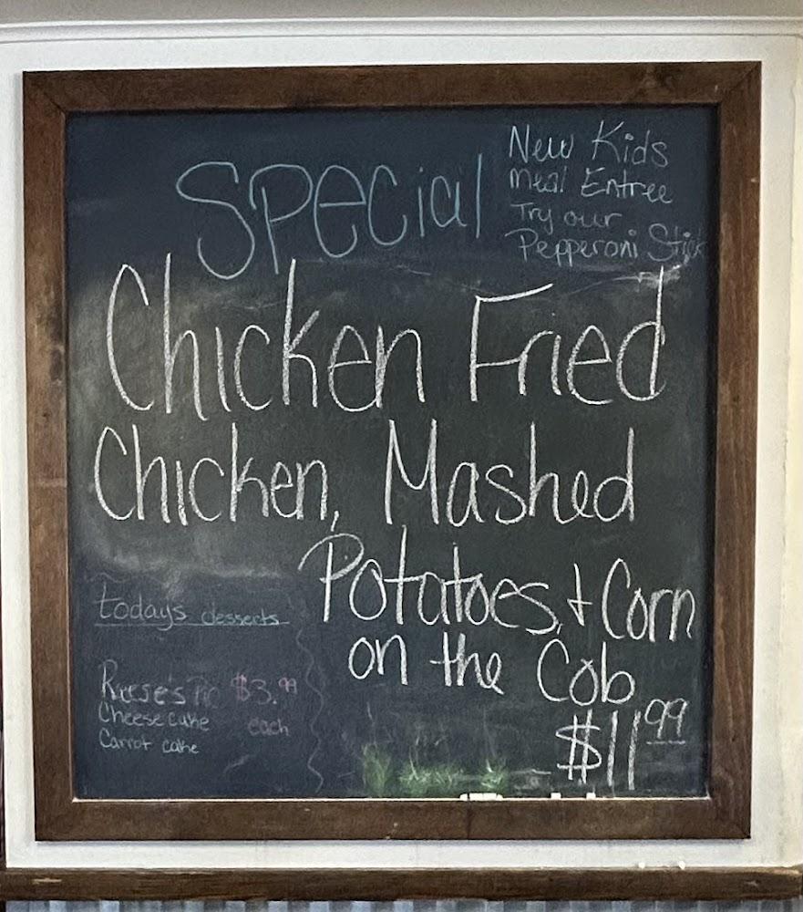 Pistol Pat's Family Diner on honey creek - Menu Scan 4